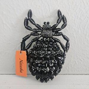 NWT Natasha Large Spider Brooch Pin